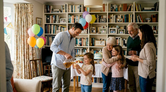 Family gathers for home milestone celebration