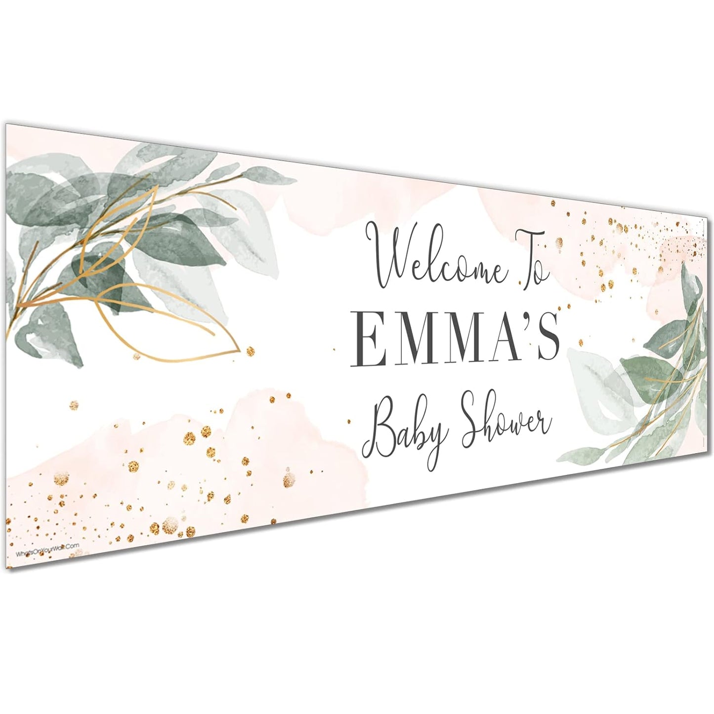 Personalised Baby Shower Banner - For Mum Theme