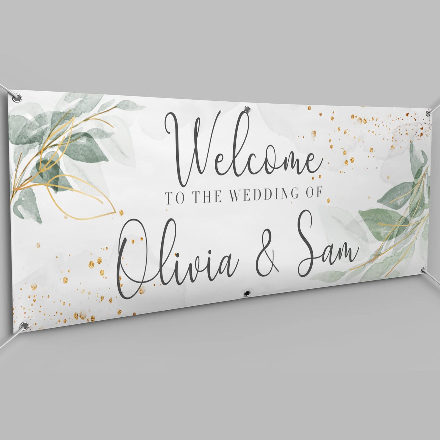 Personalised Wedding Banner - Wedding Background Theme