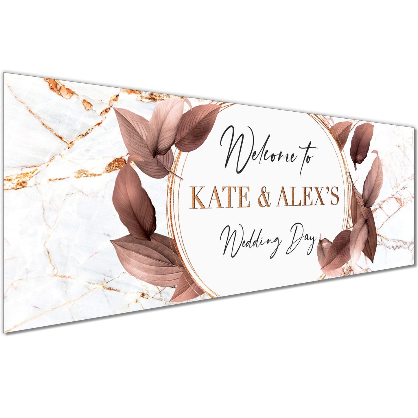 Personalised Wedding Banner - Wedding Background Theme