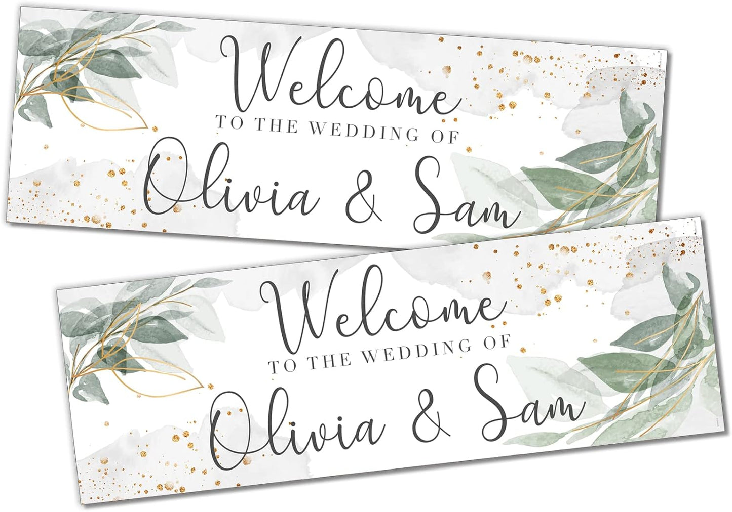 Personalised Wedding Banner - Wedding Background Theme