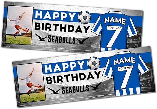 Personalised Birthday Banner - The Seagulls Theme Theme