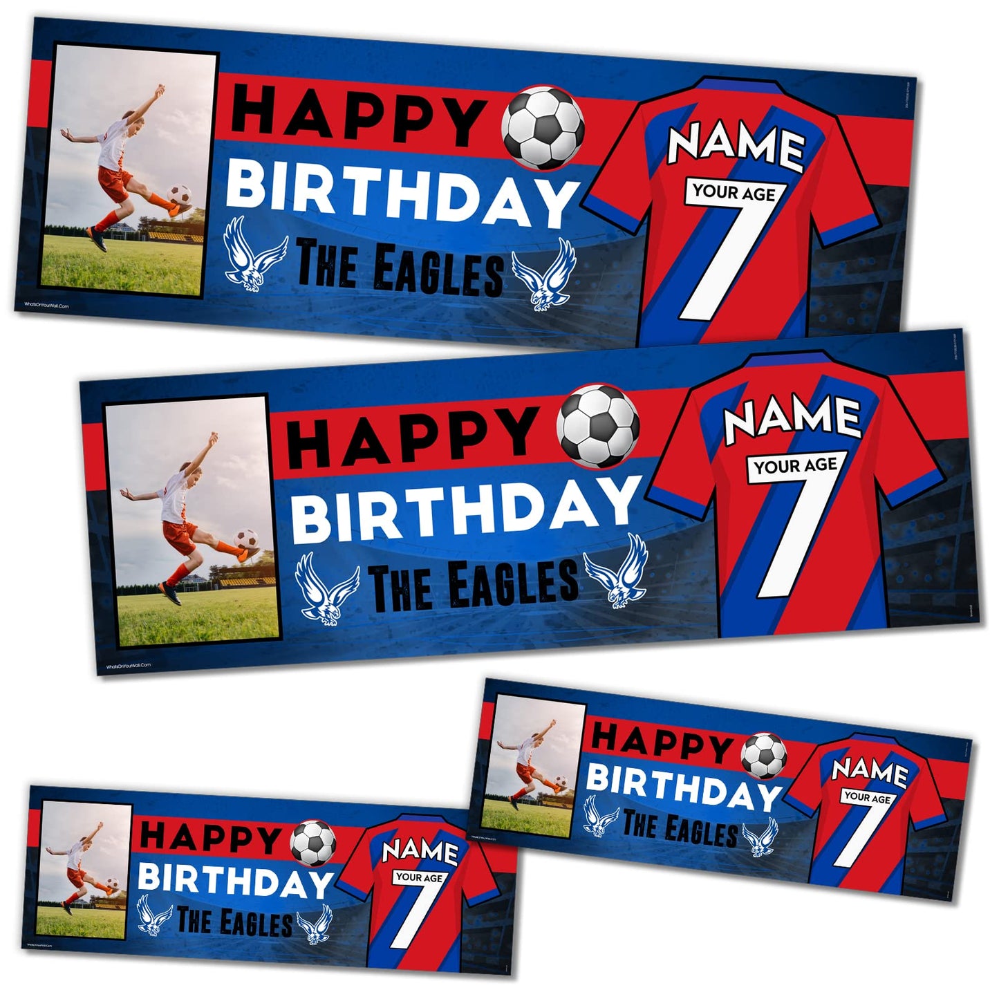 Personalised Birthday Banner - The Eagles Theme Theme