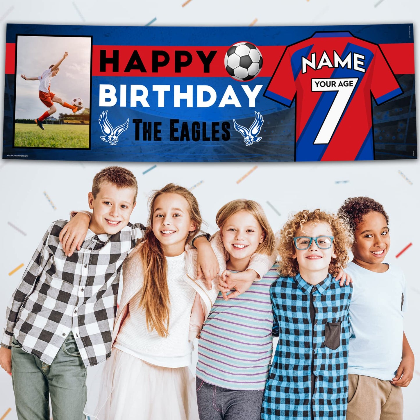 Personalised Birthday Banner - The Eagles Theme Theme